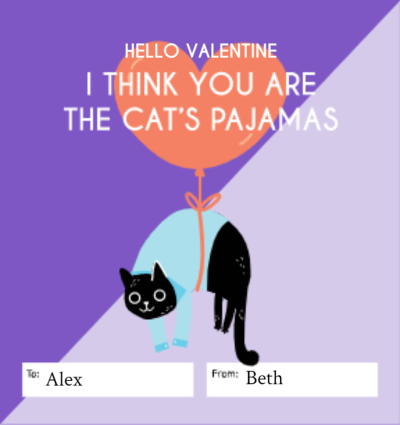 Hello Valentine Cats Pajamas