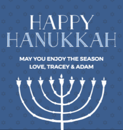 Happy Hanukkah Stars