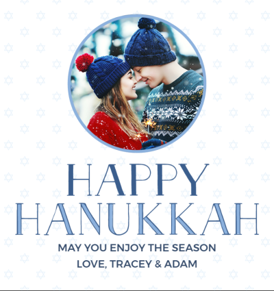 Happy Hanukkah Photo Frame