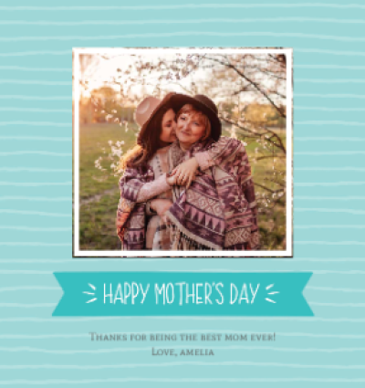Mother's Day Photo Banner
