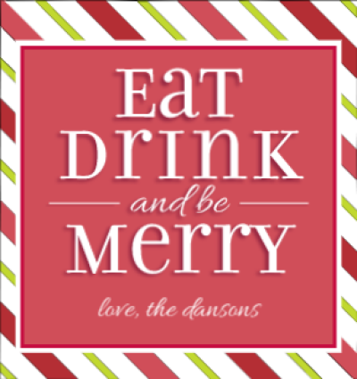 Candy Cane - Eat, Drink & Be Merry - Winter Rose